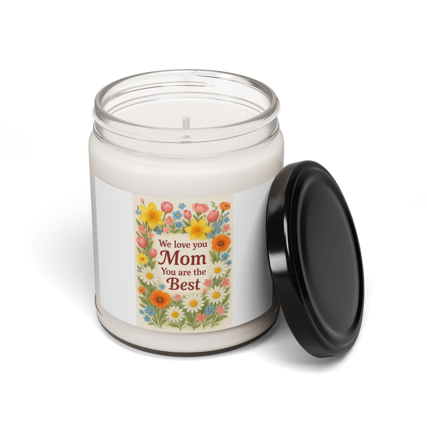 Floral Scented Soy Candle for Mom - Perfect Gift for Her