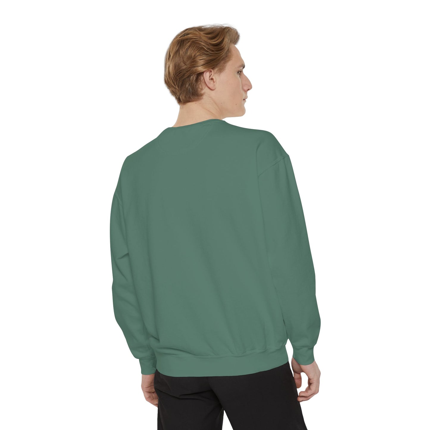 "Breathe" Unisex Garment-Dyed Sweatshirt | Relaxed Lifestyle, Gift for Wellness, Cozy Layer, Mindful Fashion, Casual Comfort