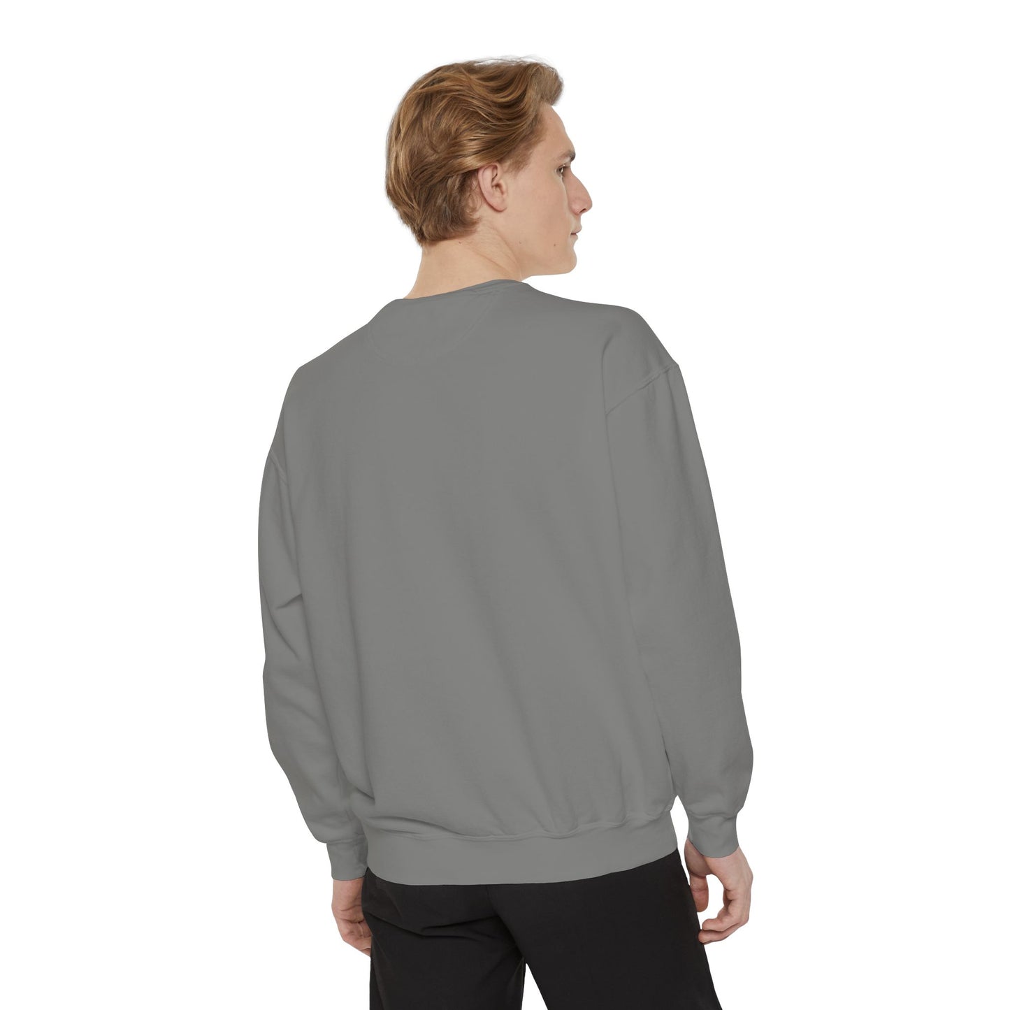 "Breathe" Unisex Garment-Dyed Sweatshirt | Relaxed Lifestyle, Gift for Wellness, Cozy Layer, Mindful Fashion, Casual Comfort