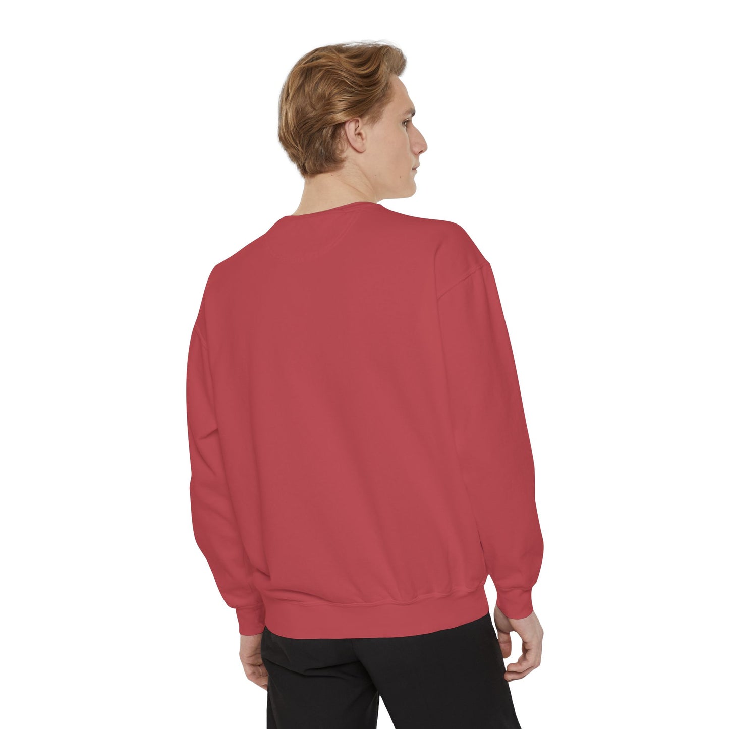 "Breathe" Unisex Garment-Dyed Sweatshirt | Relaxed Lifestyle, Gift for Wellness, Cozy Layer, Mindful Fashion, Casual Comfort