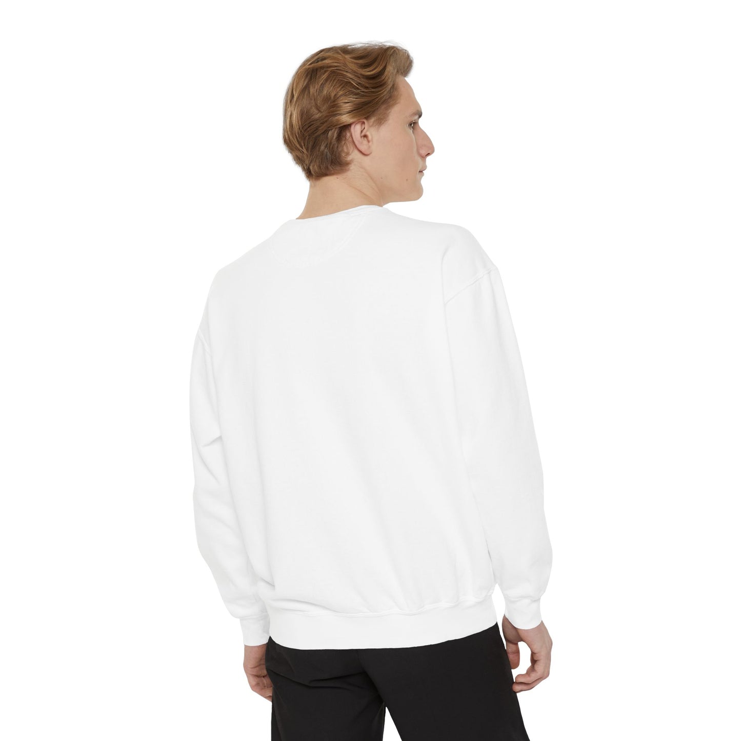 "Breathe" Unisex Garment-Dyed Sweatshirt | Relaxed Lifestyle, Gift for Wellness, Cozy Layer, Mindful Fashion, Casual Comfort