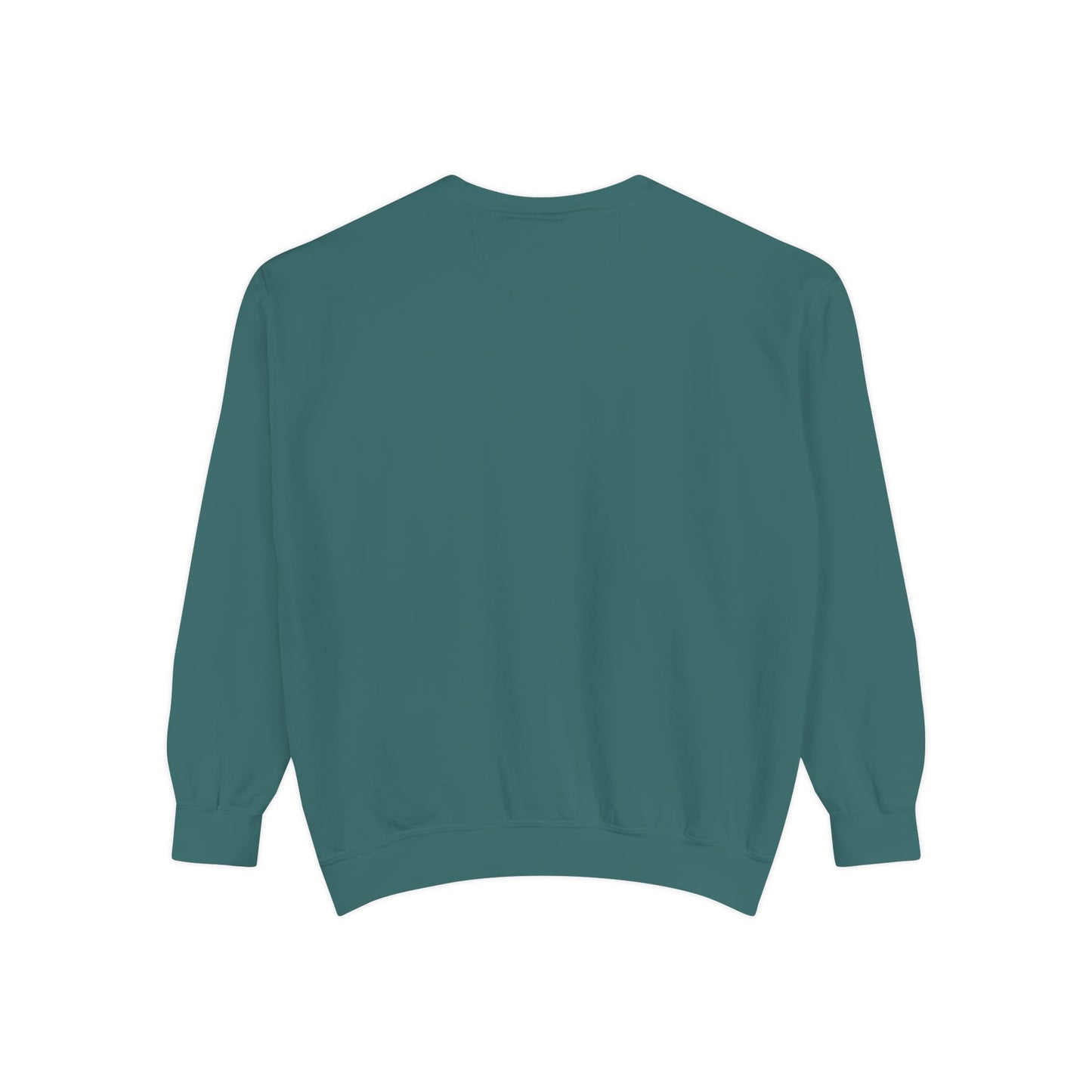 "Breathe" Unisex Garment-Dyed Sweatshirt | Relaxed Lifestyle, Gift for Wellness, Cozy Layer, Mindful Fashion, Casual Comfort