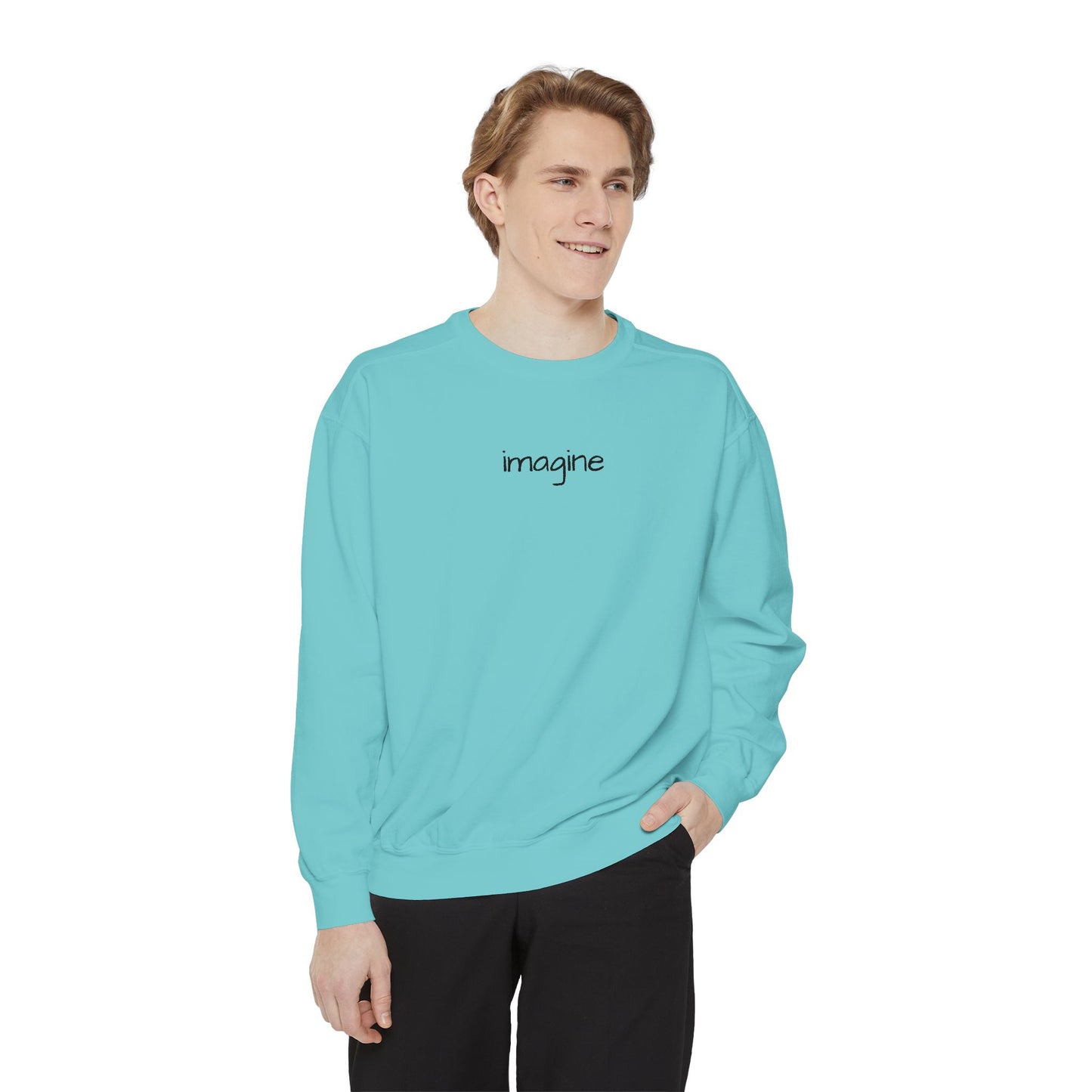 Cozy 'Imagine' Design, Casual Stylish Wear, Gift for Friends, Thoughtful Basics, Everyday Comfort