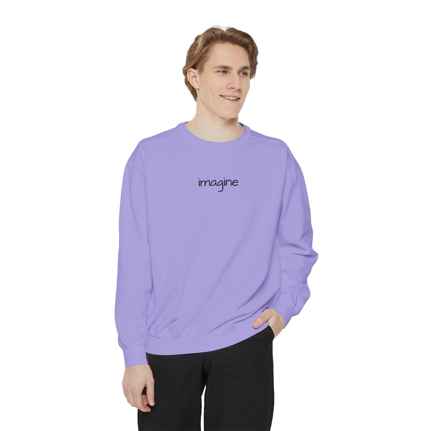 Cozy 'Imagine' Design, Casual Stylish Wear, Gift for Friends, Thoughtful Basics, Everyday Comfort