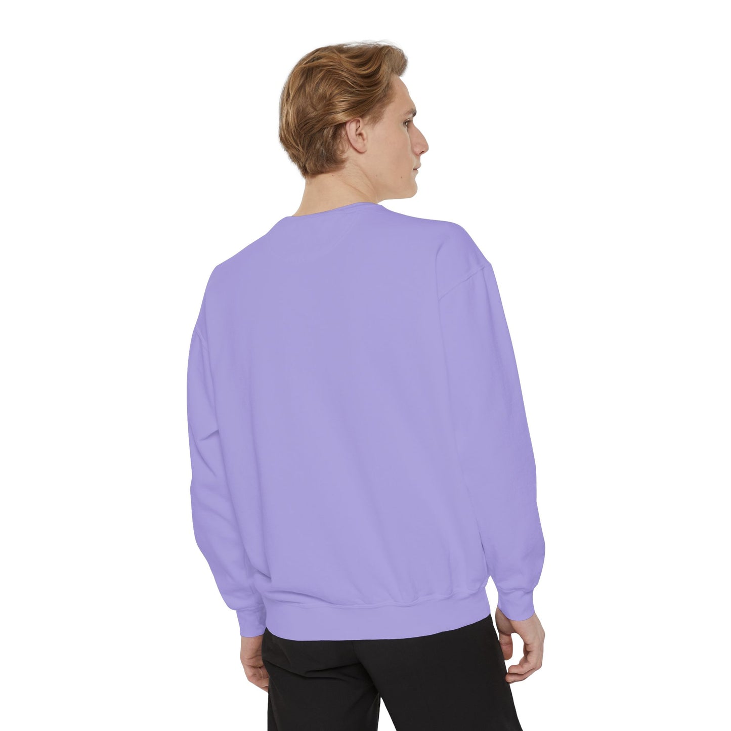 "Breathe" Unisex Garment-Dyed Sweatshirt | Relaxed Lifestyle, Gift for Wellness, Cozy Layer, Mindful Fashion, Casual Comfort