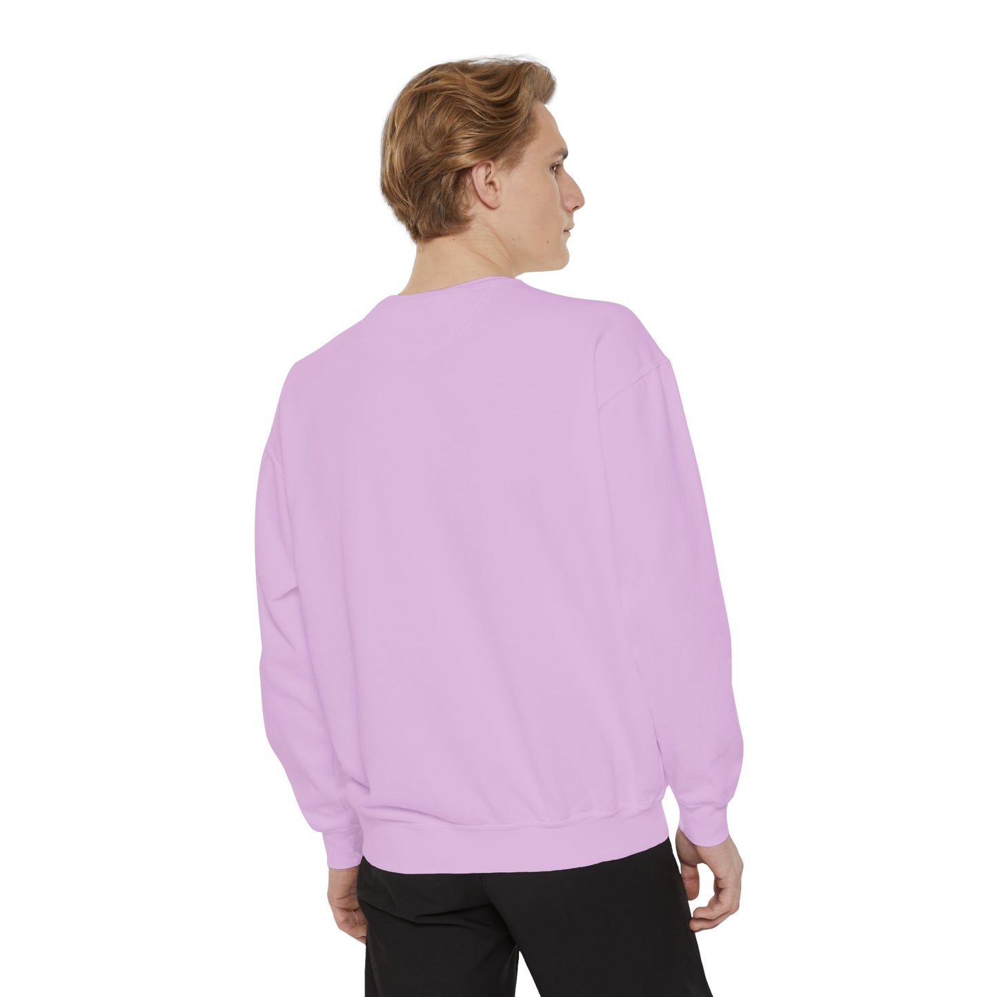 "Breathe" Unisex Garment-Dyed Sweatshirt | Relaxed Lifestyle, Gift for Wellness, Cozy Layer, Mindful Fashion, Casual Comfort