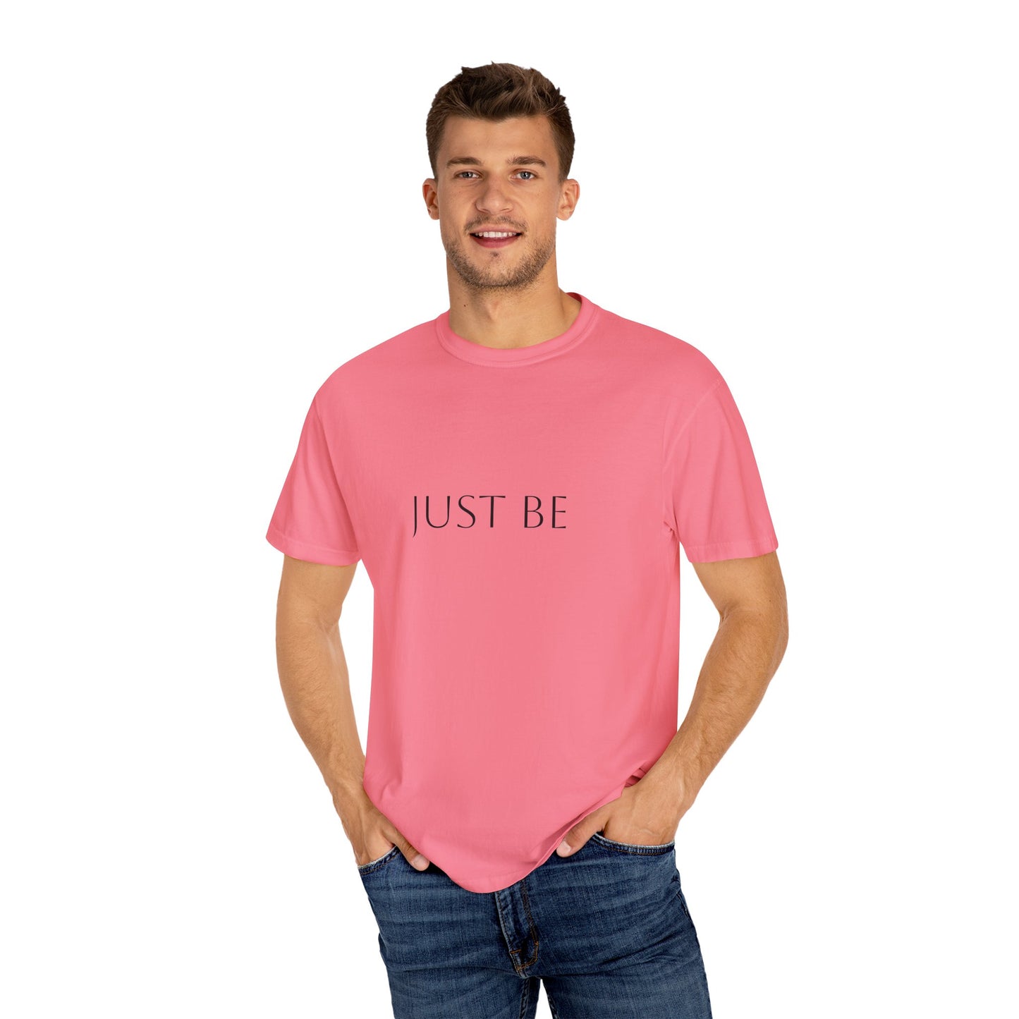 "Just Be"  T-shirt, Relaxed Casual Tee, Gift for Mindfulness Lovers, Soft Everyday Wear, Perfect for Yoga and Meditation
