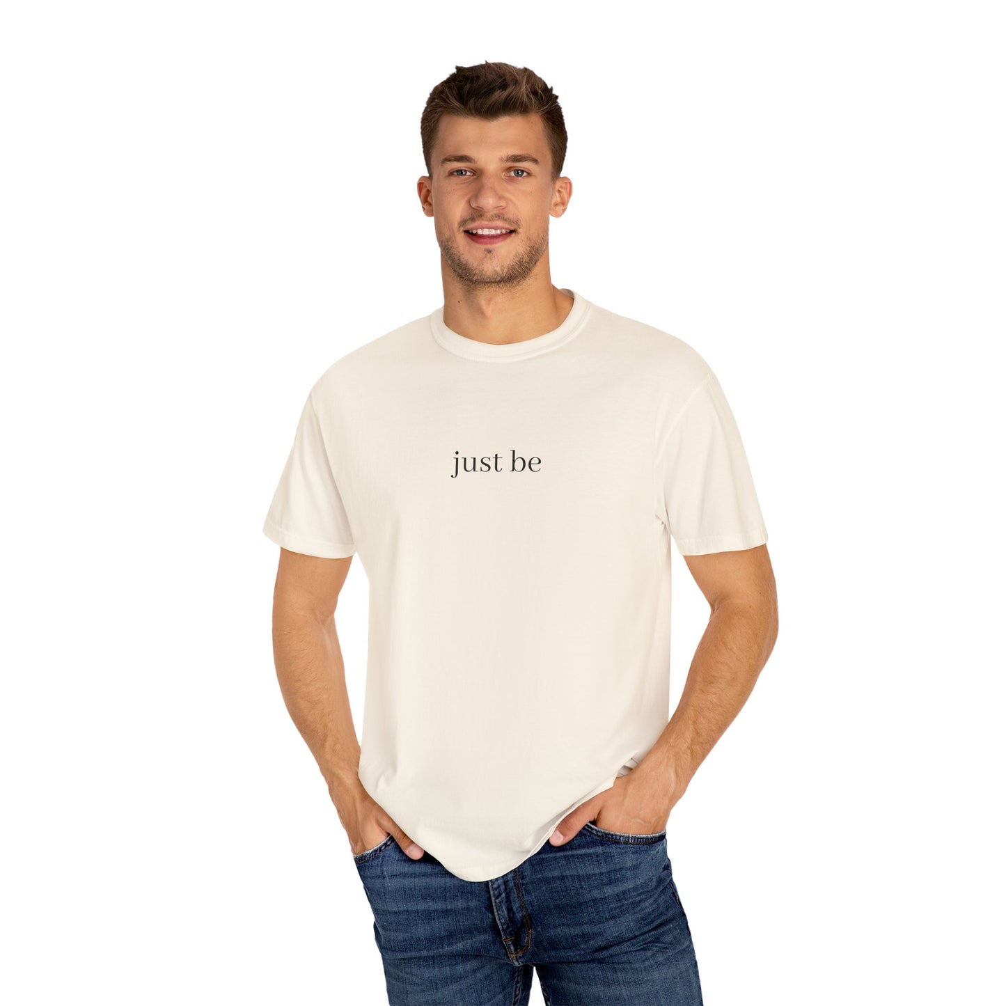 Minimalist 'Just Be' Unisex Garment-Dyed T-shirt | Casual Everyday Wear, Gift for Mindfulness, Relaxed Style, Self-Care, Inspirational [...]