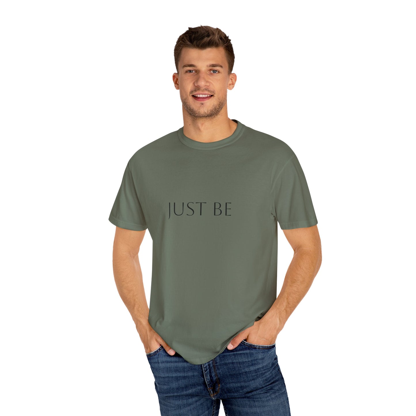 "Just Be"  T-shirt, Relaxed Casual Tee, Gift for Mindfulness Lovers, Soft Everyday Wear, Perfect for Yoga and Meditation