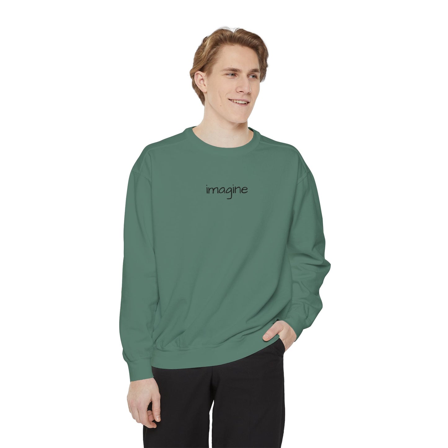 Cozy 'Imagine' Design, Casual Stylish Wear, Gift for Friends, Thoughtful Basics, Everyday Comfort