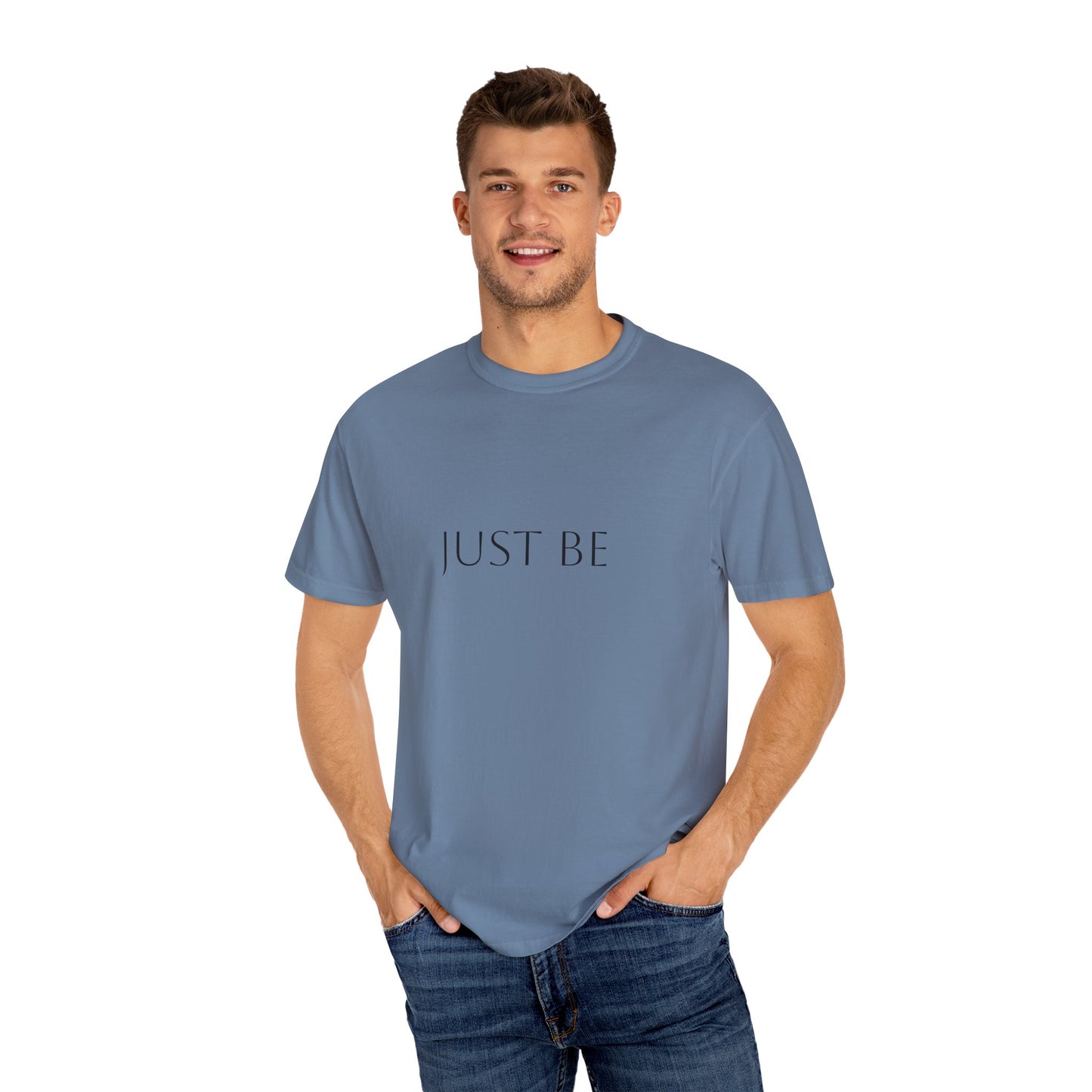 "Just Be"  T-shirt, Relaxed Casual Tee, Gift for Mindfulness Lovers, Soft Everyday Wear, Perfect for Yoga and Meditation
