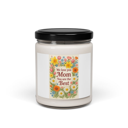 Floral Scented Soy Candle for Mom - Perfect Gift for Her