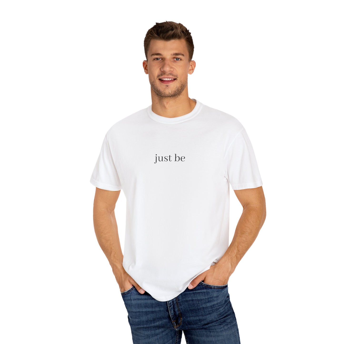Minimalist 'Just Be' Unisex Garment-Dyed T-shirt | Casual Everyday Wear, Gift for Mindfulness, Relaxed Style, Self-Care, Inspirational [...]